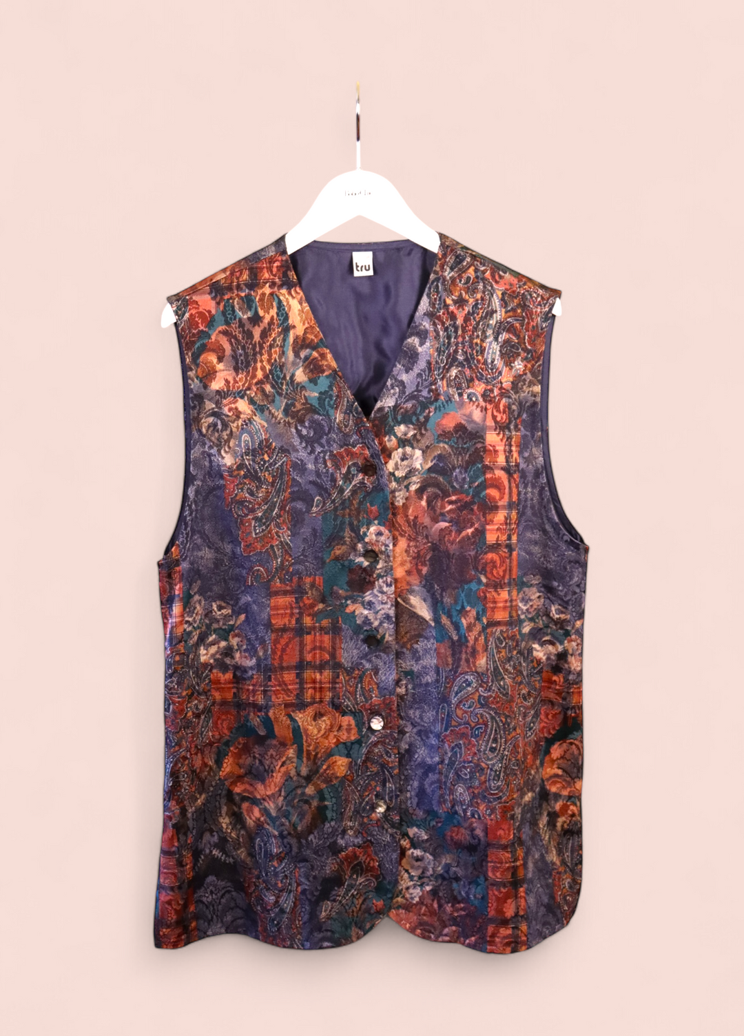 Gilet Patchwork Paisley & Floreale| Vintage