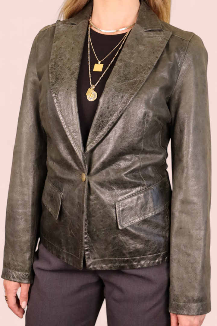 Blazer in Pelle | Vintage