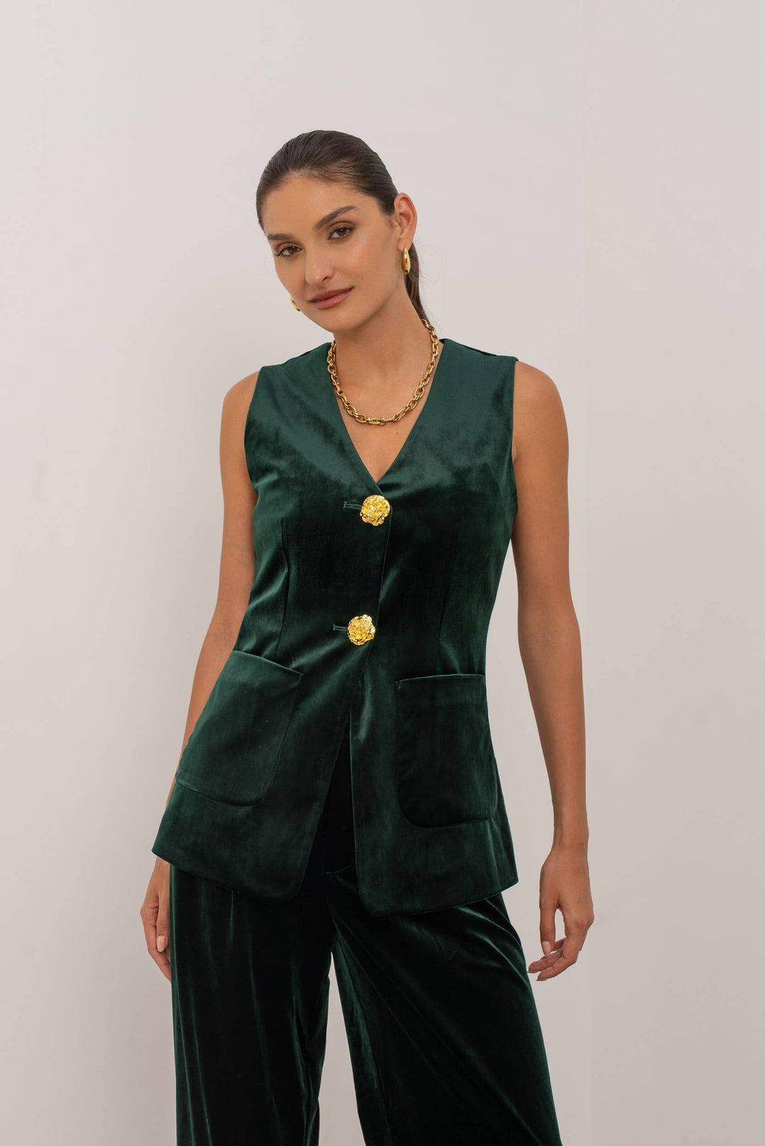 Gilet Émeraude Couture