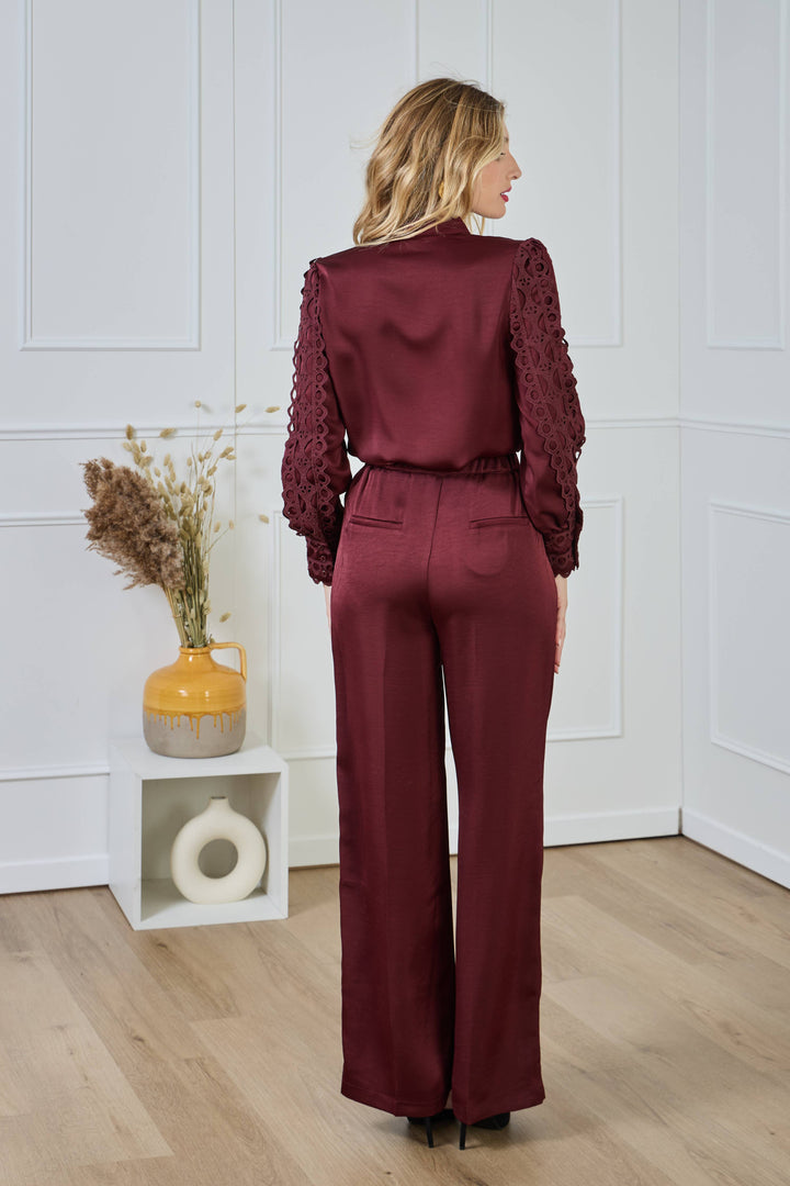 Pantaloni Vin Satiné