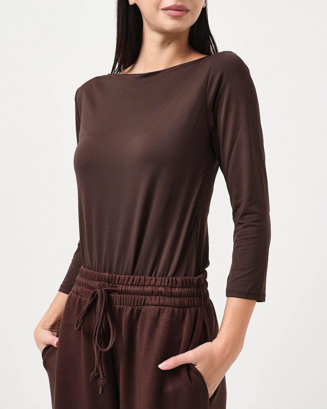 Maglia slim fit in lycra