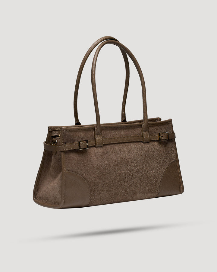 Borsa a spalla con fibbie