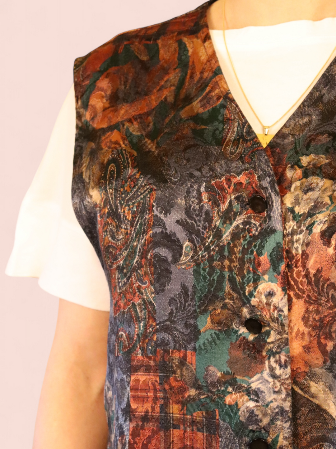 Gilet Patchwork Paisley & Floreale| Vintage