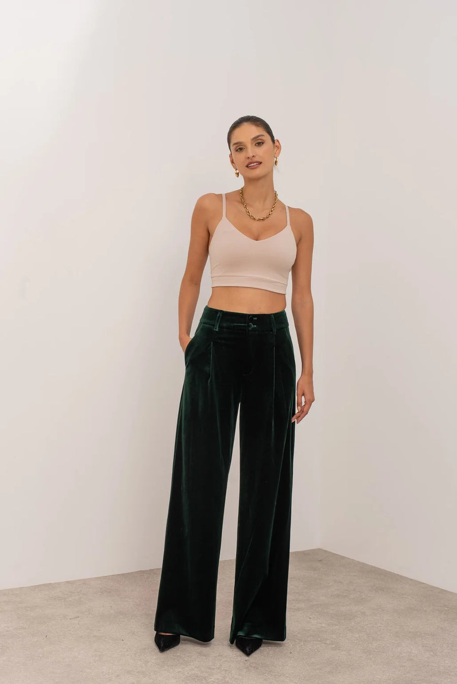 Pantaloni Émeraude Couture