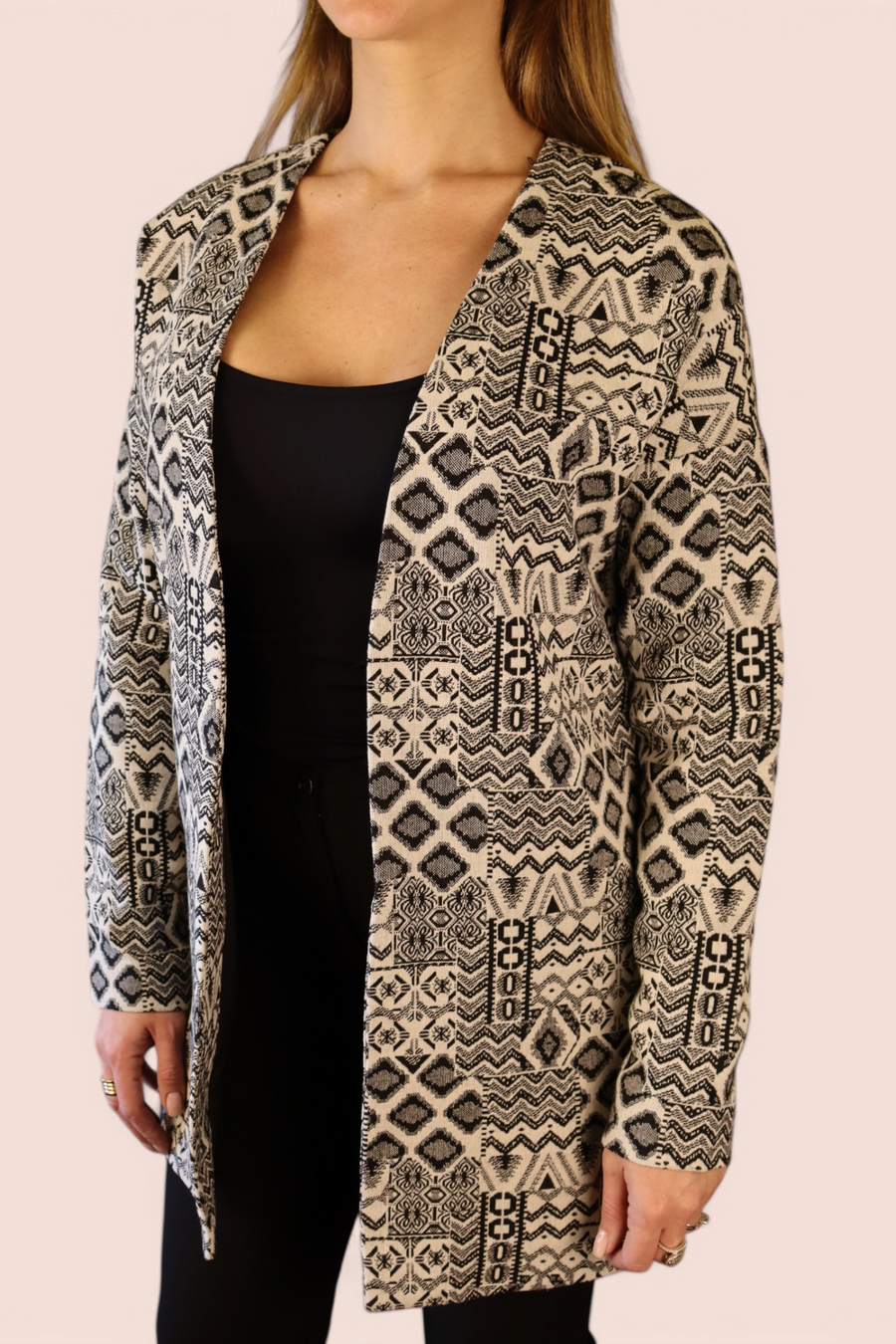 Blazer con Stampa Geometrica | Vintage