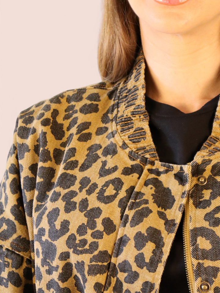 Giacca Bomber Animalier