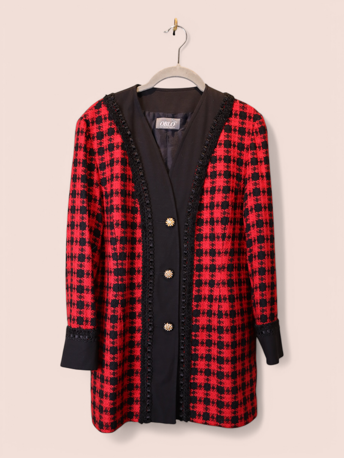 Blazer Tweed a quadri | Vintage
