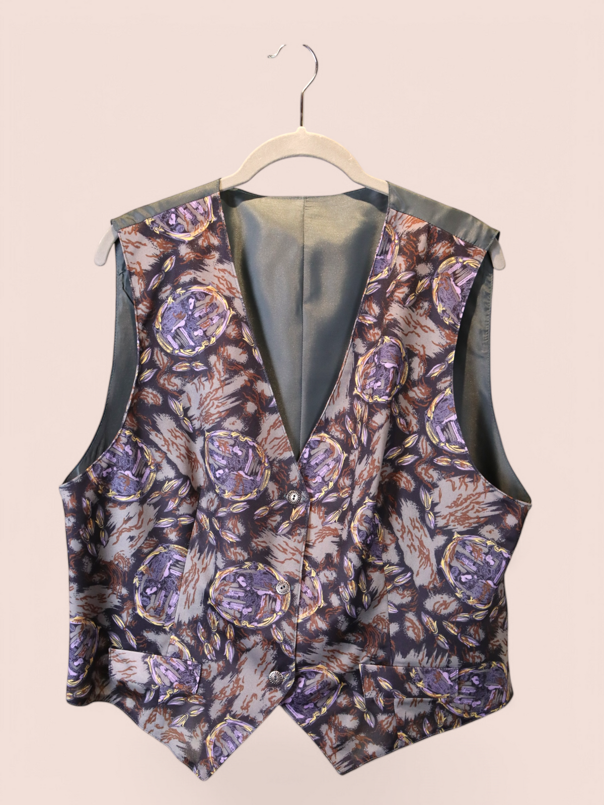 Gilet con Stampa Barocca | Vintage
