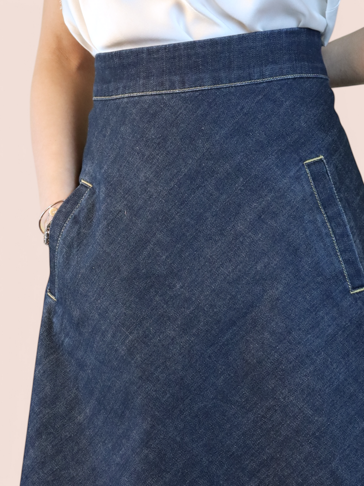 Gonna in Denim A-Line | Vintage