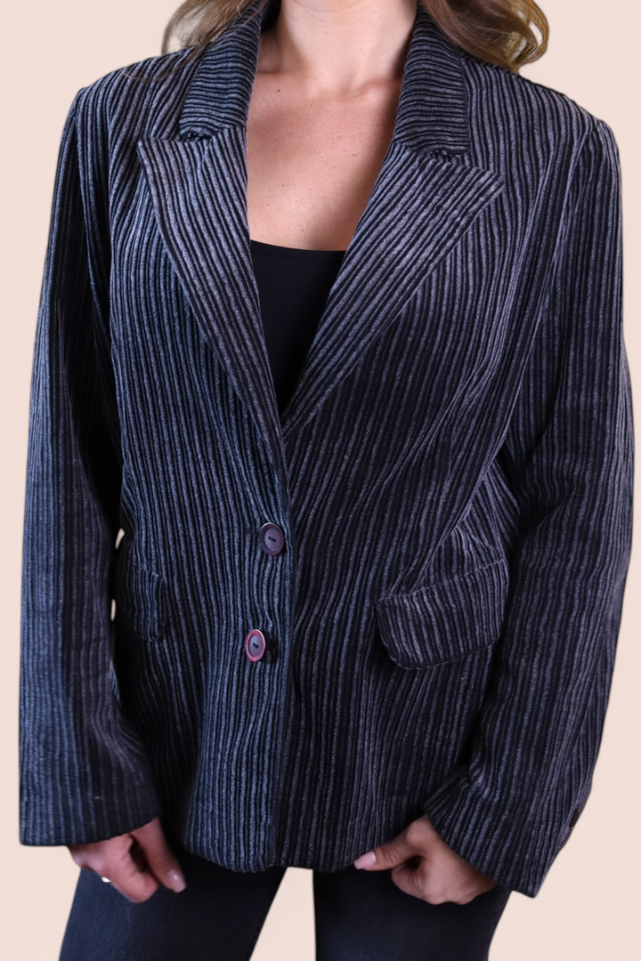 Blazer effetto Velluto a Coste | Vintage