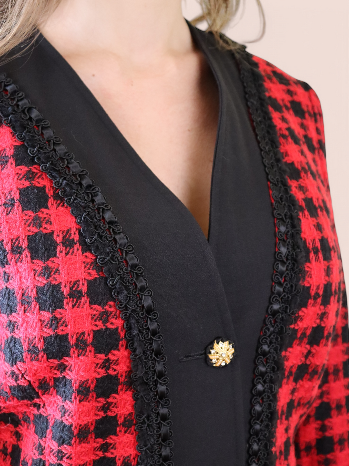 Blazer Tweed a quadri | Vintage