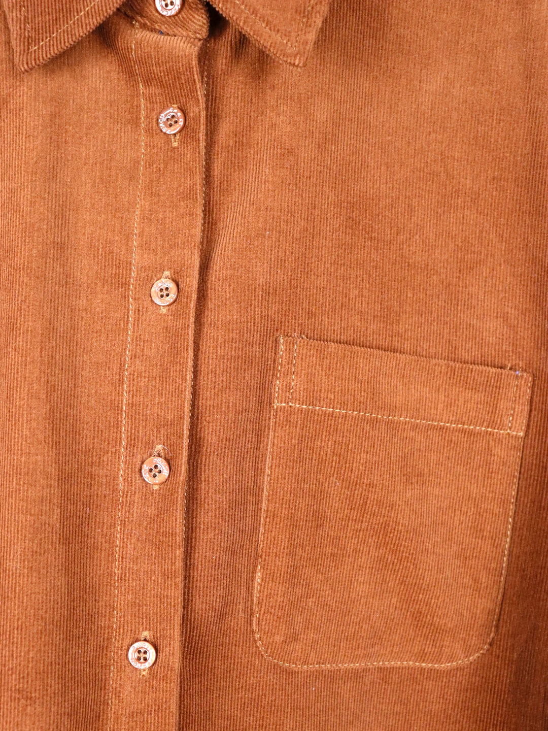 Camicia effetto velluto a coste