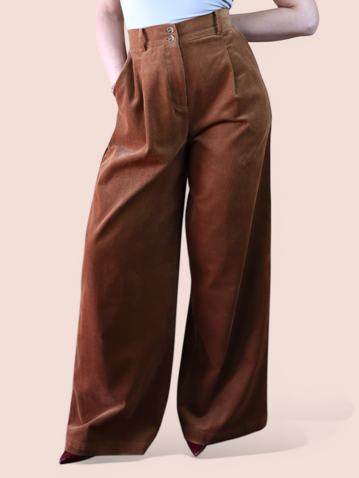Pantaloni a Palazzo a Coste