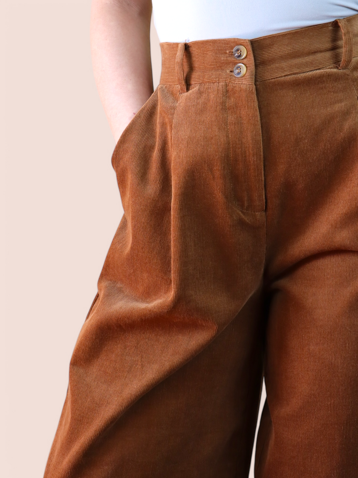 Pantaloni a Palazzo a Coste