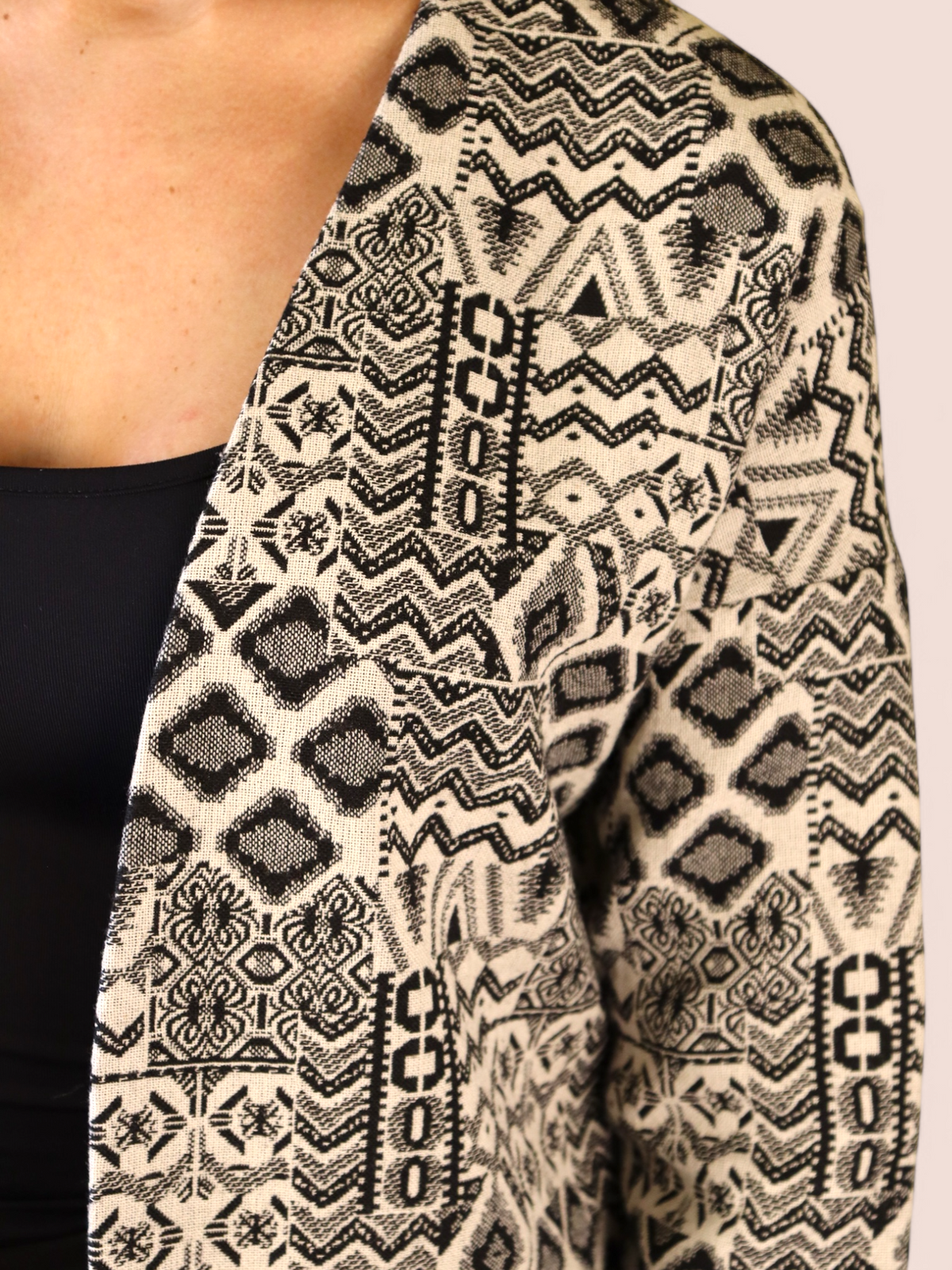 Blazer con Stampa Geometrica | Vintage