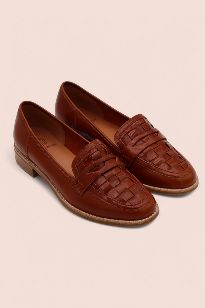 Mocassini in Pelle intrecciata