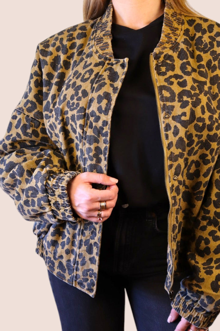 Giacca Bomber Animalier