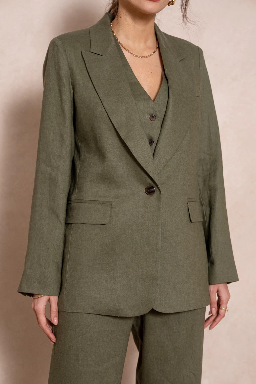 Blazer Sartoriale in Lino