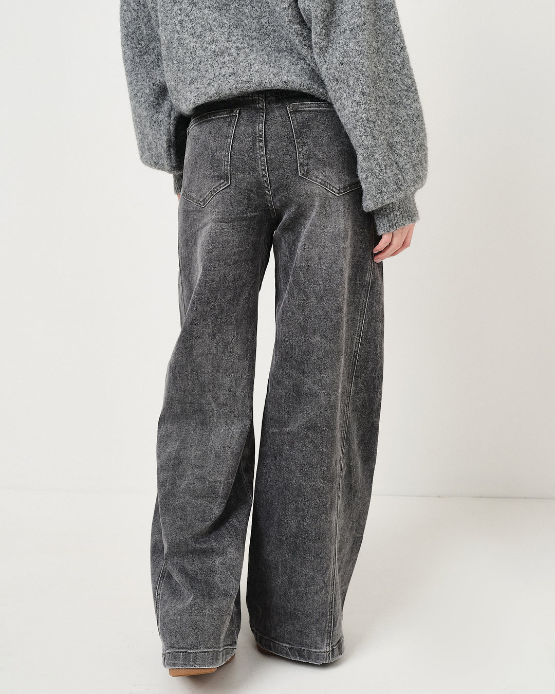 Denim a palazzo oversize