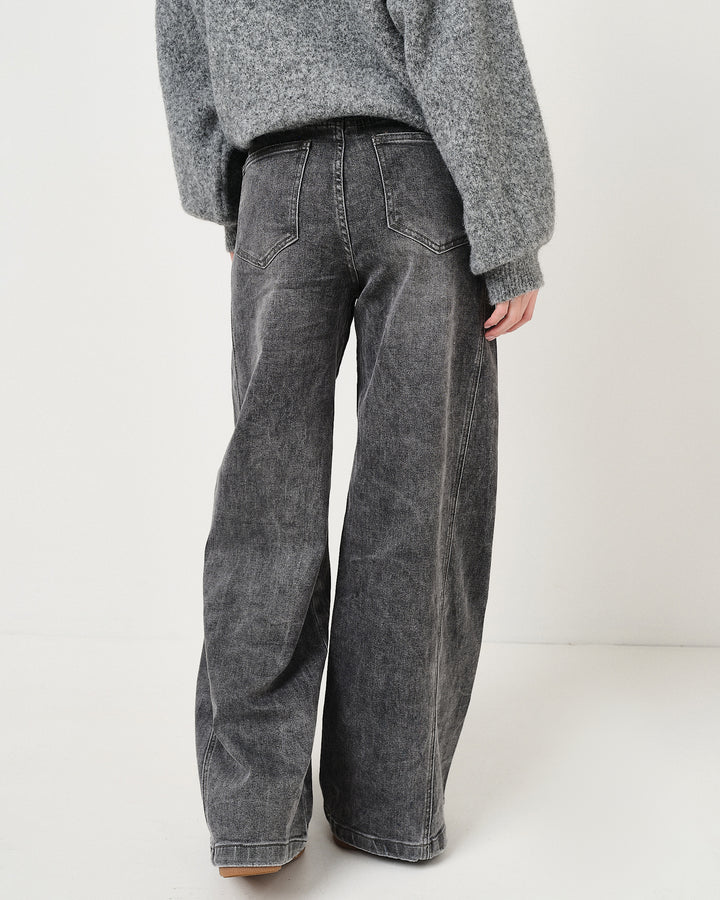 Denim a palazzo oversize