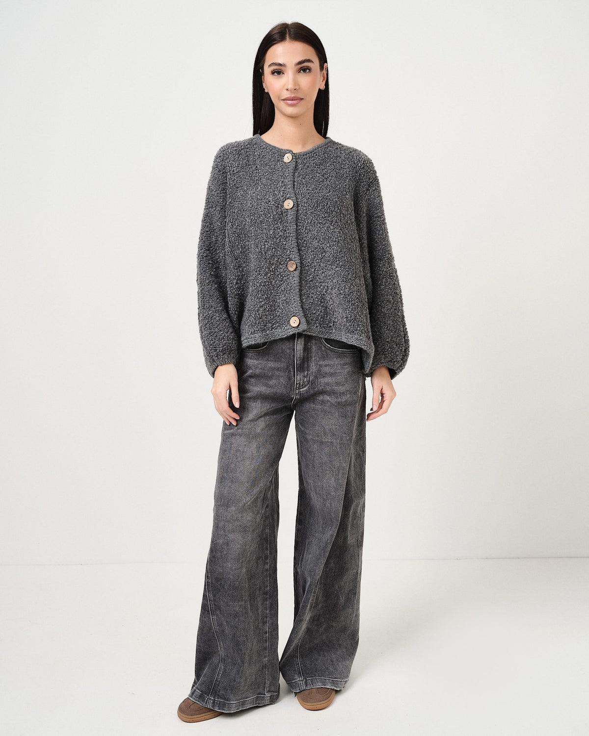 Denim a palazzo oversize