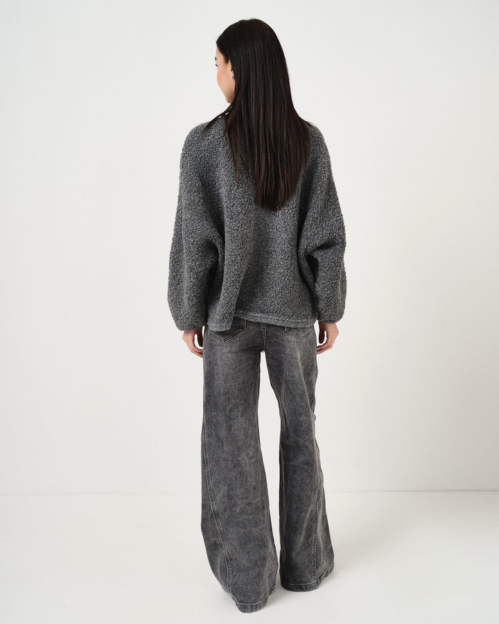 Denim a palazzo oversize