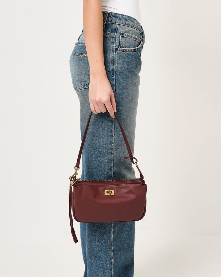 Mini borsa cartella con tracolla