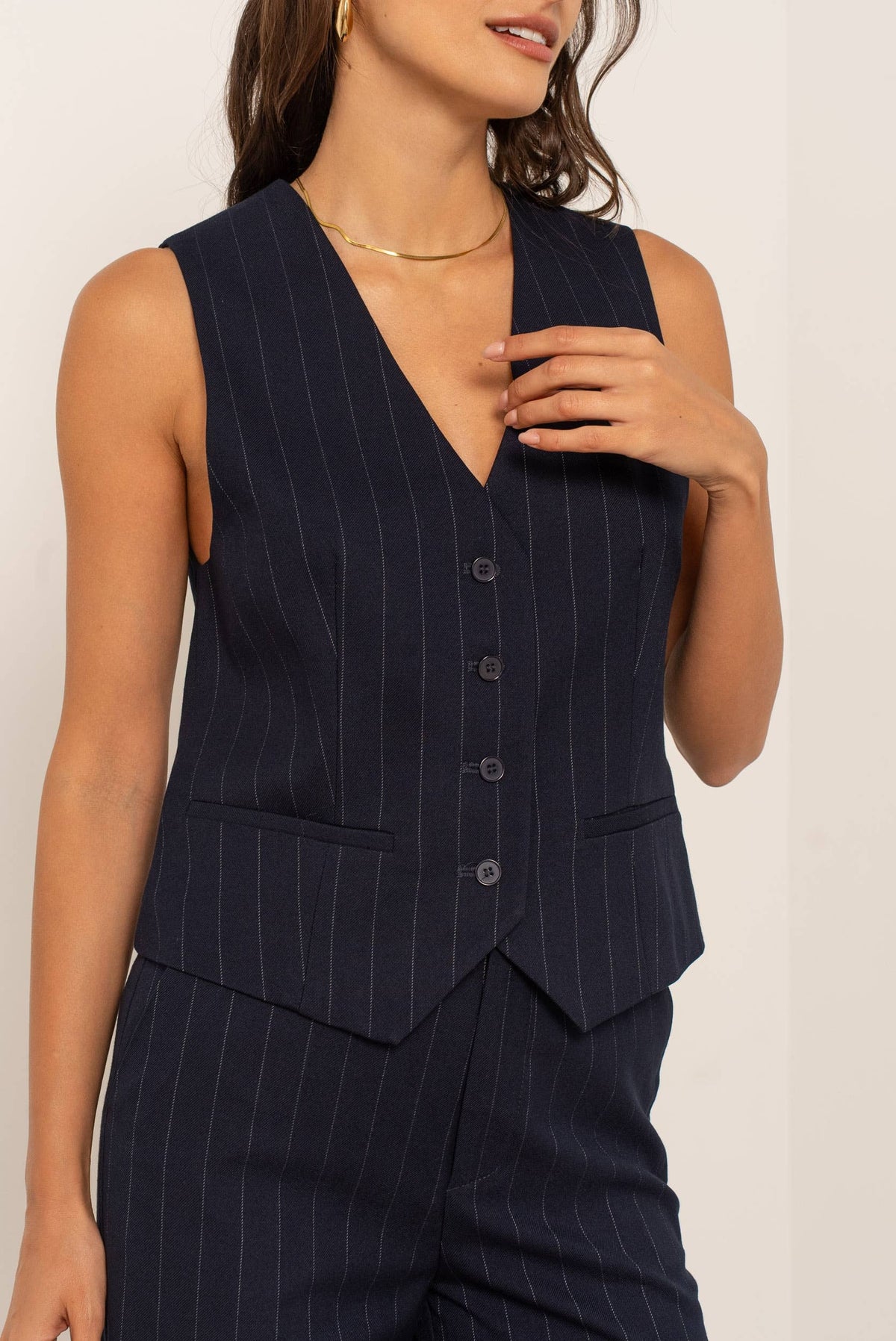 Gilet Blu Couture